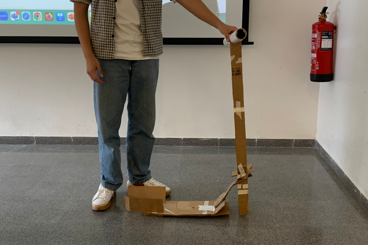 Ivar Scooter — cardboard mock-up full