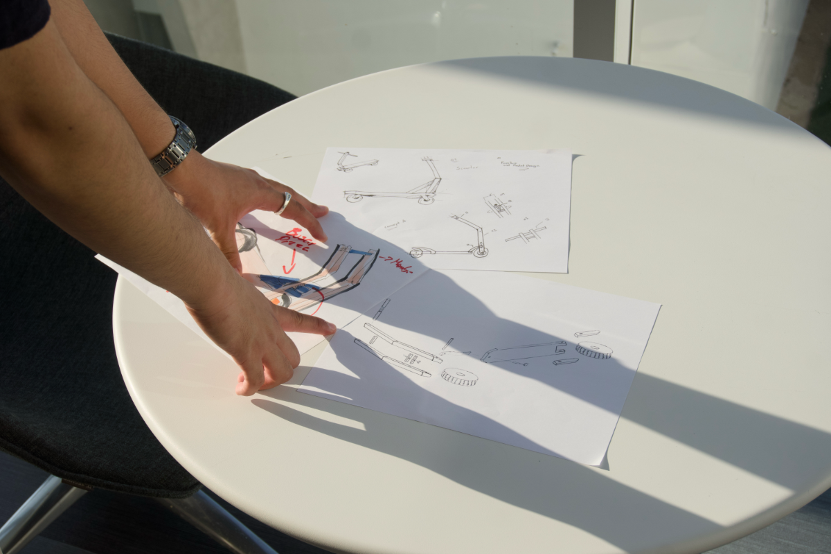 Ivar Scooter — sketching session