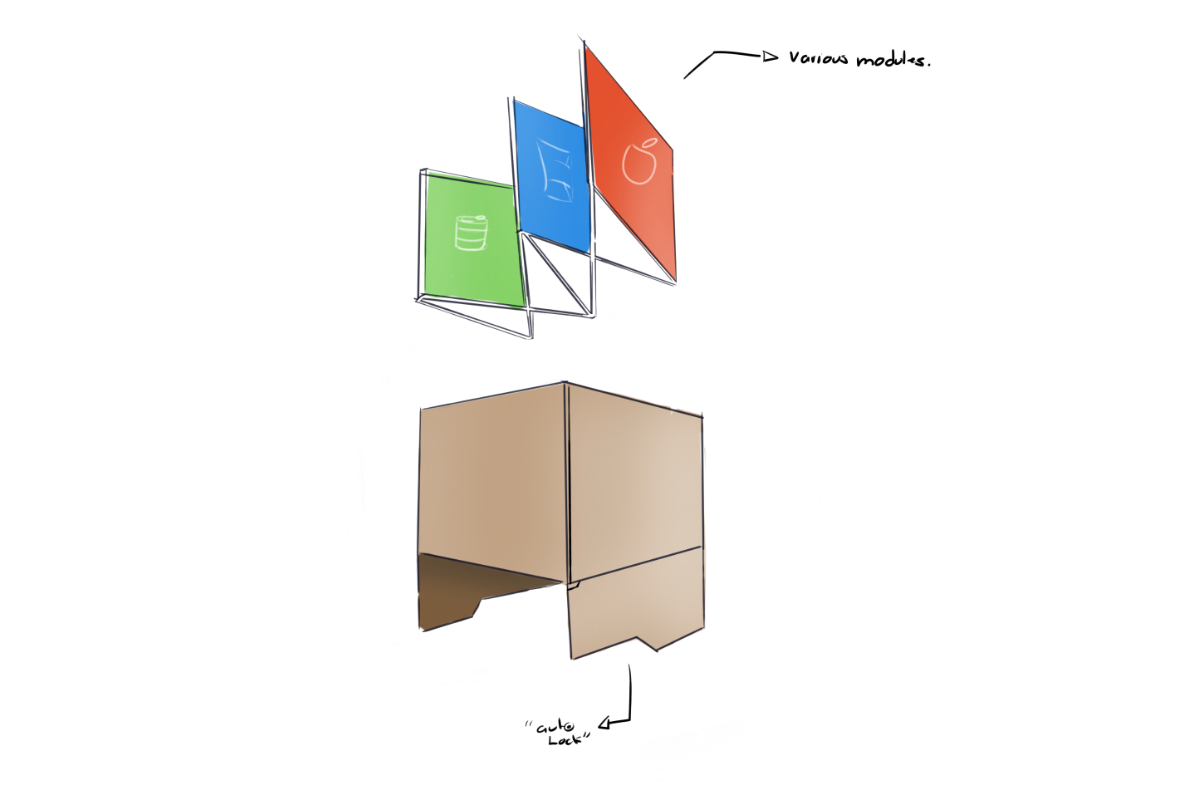 Dinat — refined concept sketch