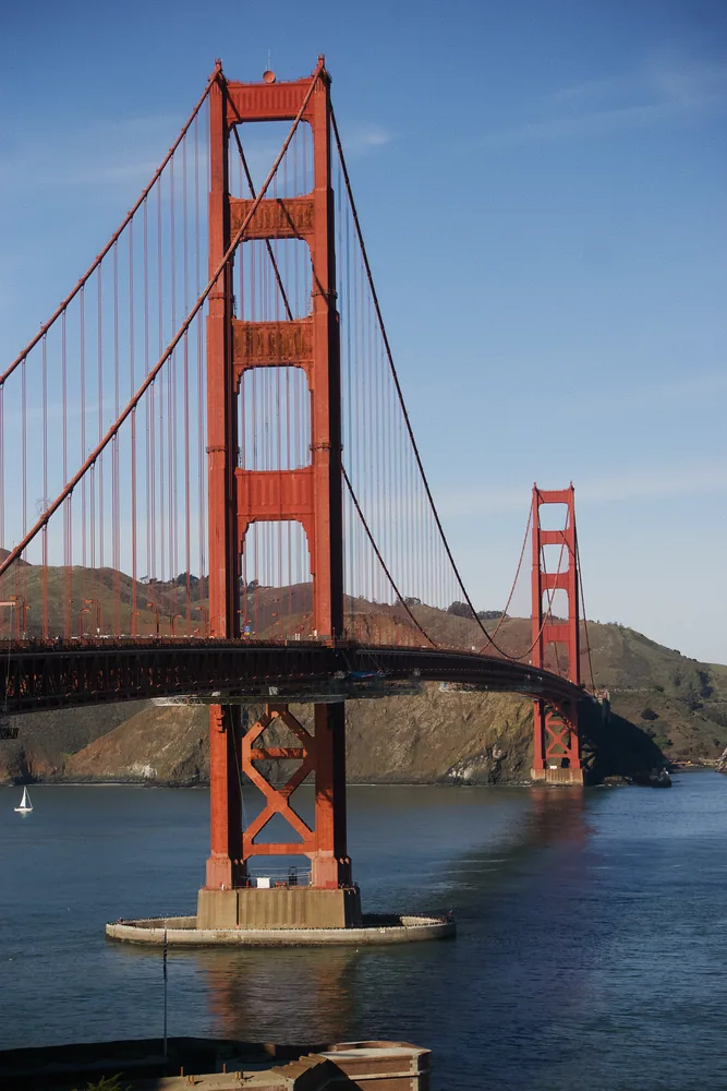 Golden Gate con cielo despejado, San Francisco