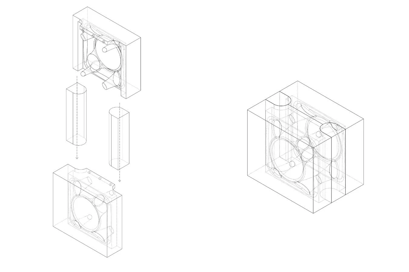 Ventra — mold assembly diagram