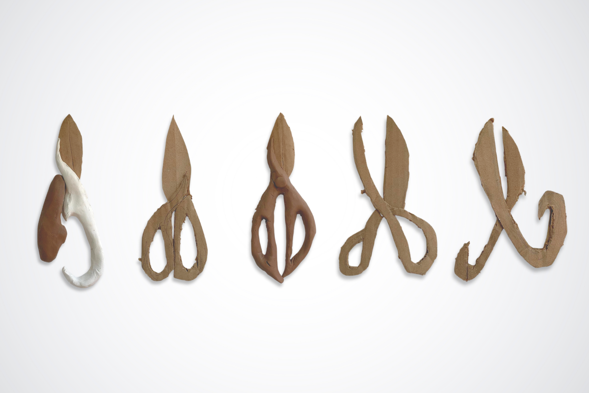 Vida Scissors — cardboard mockups