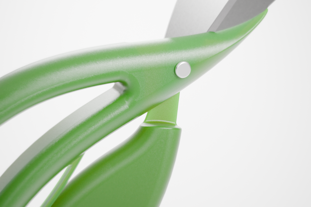 Vida Scissors — hinge detail